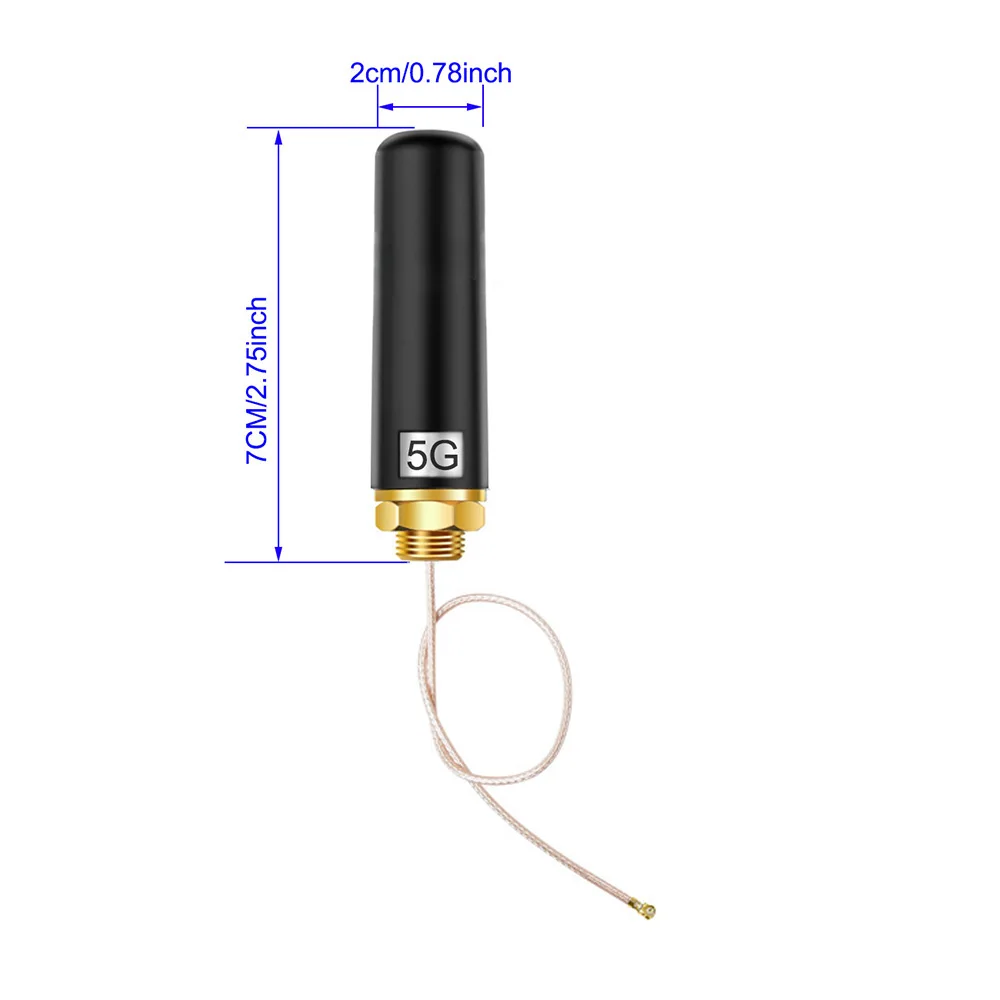 5G 4G 101WiFi Antenna600-6000MHz SMA Mâle ipex Connecteur pour WiFi Routeur Sans Fil Carte Réseau IOT Antenne