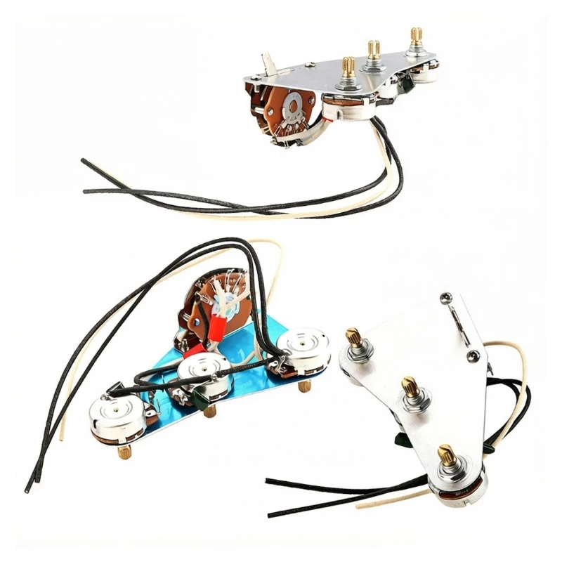 Metal Guitar Load Control Wiring Plate Circuit Control Panel For Noise Reduction