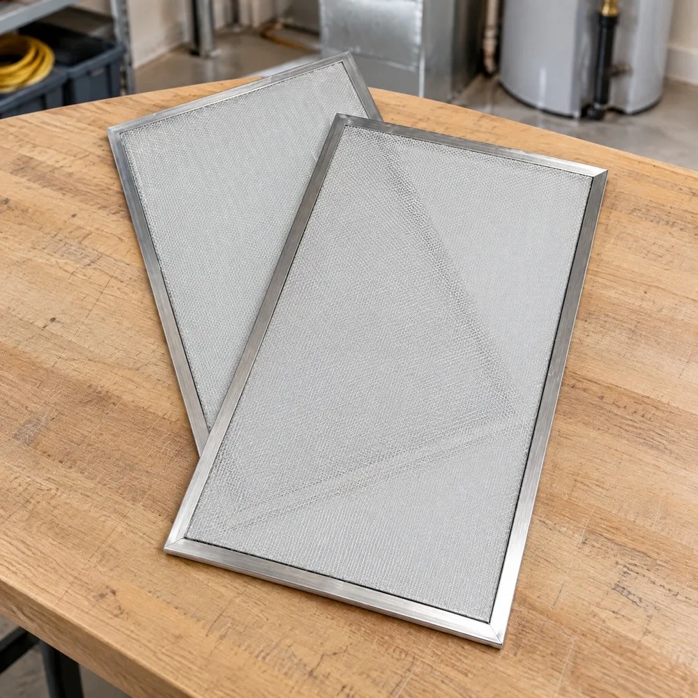 For washable 8.5 x 15 Inch Aluminum Mesh for Fantech 402041 Handling Systems High Airflow Efficiency For washable