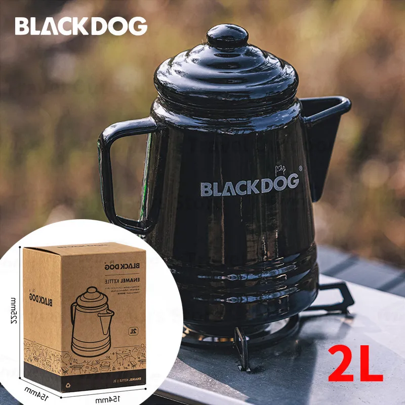 

Naturehike-BLACKDOG 2L Portable Kettle 950g Outdoor Ultralight Big-Capacity Stainless Steel Thermos Teapot Picnic Coffee Kettle