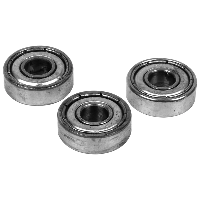 50Pcs Miniature Rubber Sealed Metal Shielded Metric Radial Ball Bearing Model: 607ZZ 7 X 19 X 6MM