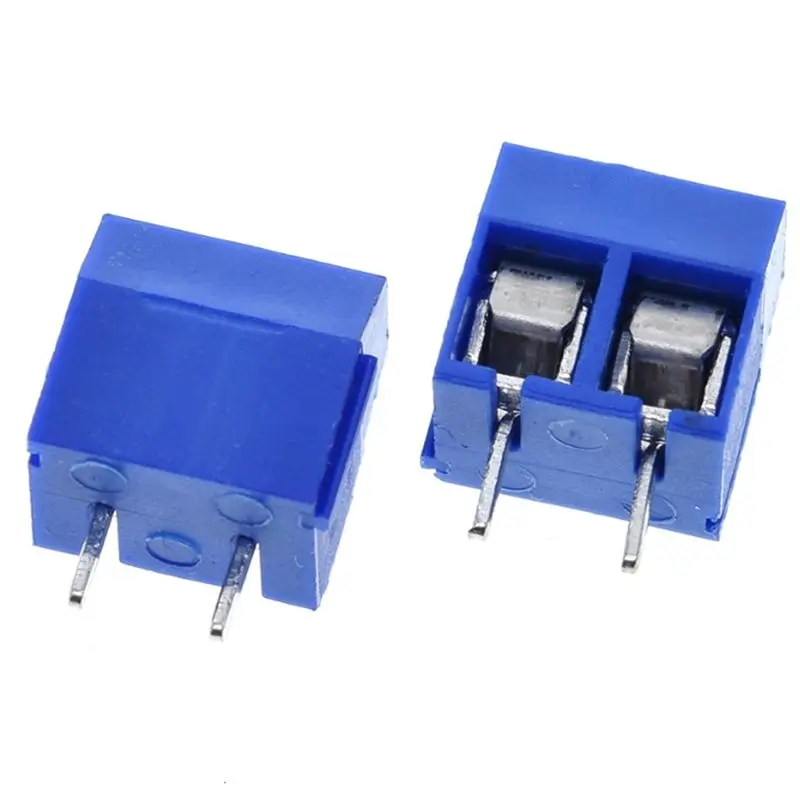 ~!DTD1021-Oct.100Pcs KF301-2P 2 Pin Screw Terminal Connector 5mm Pitch 15A 300V Spliceable