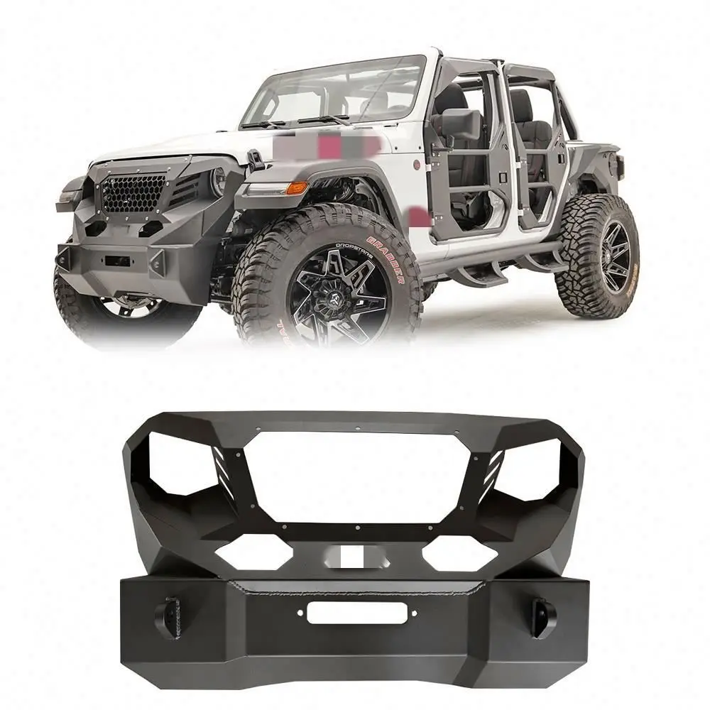 

Gobison JK JL Armor Body Kit Grille Bumper Fender Flares For Jeep Wrangler Bumper Fender Flares