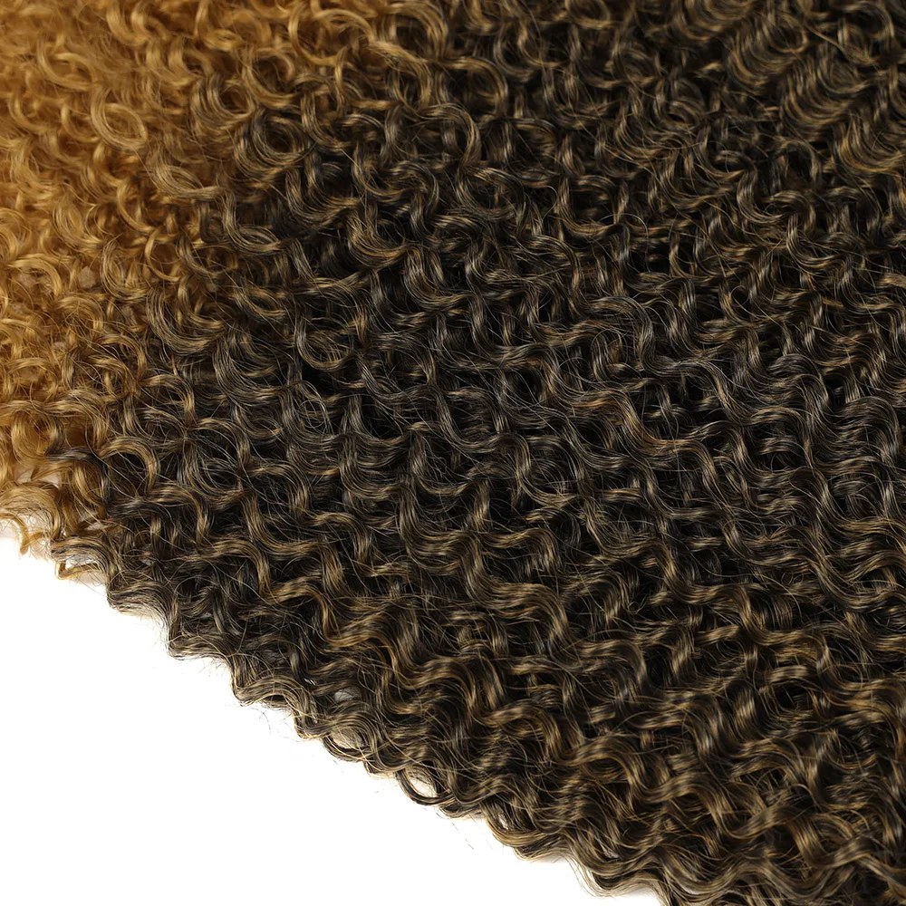 Synthetische Lockige Haar Bundles Lange Jerry Lockige Extensions 9PCS 24''26''28'' Organische Gefälschte Haar Für Frauen Hitzebeständige Faser Welle – Detail 9