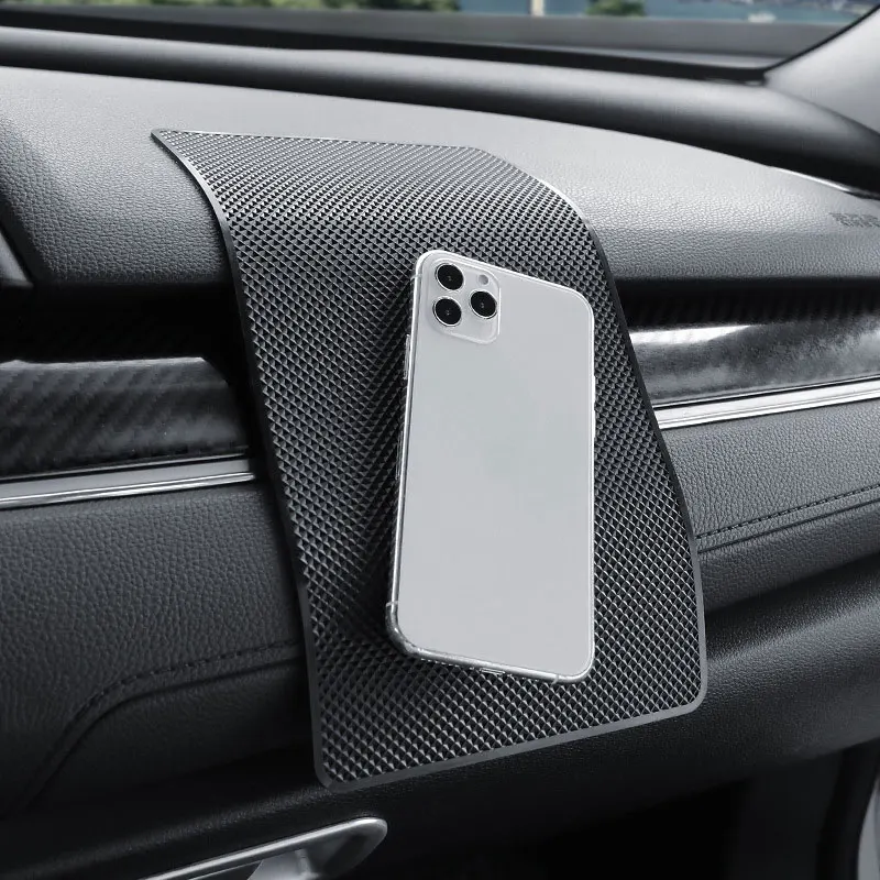 Premium Non-Slip Car Dashboard Mat - Sticky Heat-Resistant PVC Pad for Phone/Sunglasses Car Styling Interior view 4