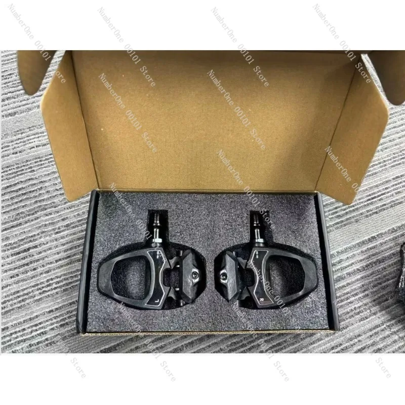 Road Bike Carbon Self Locking Pedals 6 Degree, Steel Titanium Axle with Cleats for Cycling