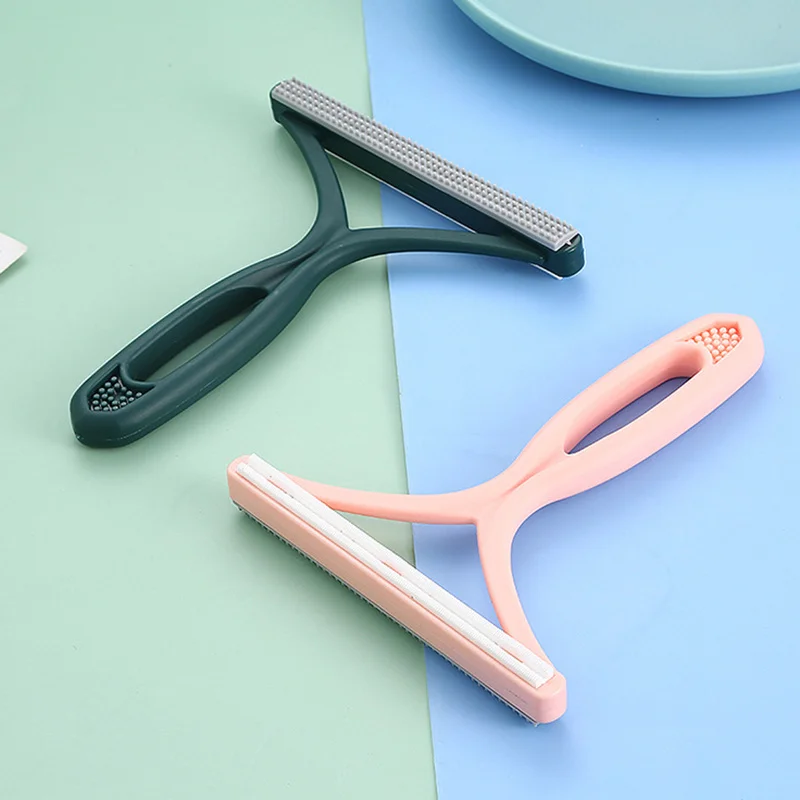 Double-sided Lint Remover Carpet Jumper Fluffy Fabric Razor Scraping Brush Pet Hair Remover Clothing Razor Pet Cleaning Tool