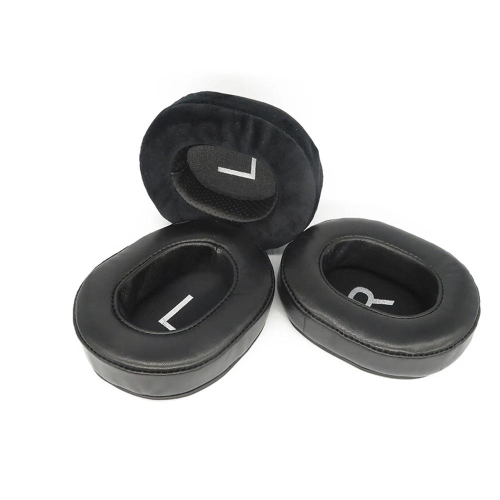 Earpads dla Sony MDR-7506 MDR 7506 słuchawki nauszniki Protein welur kożuch klocki piankowe gąbki słuchawek czarny wygodne — zdjęcie 2