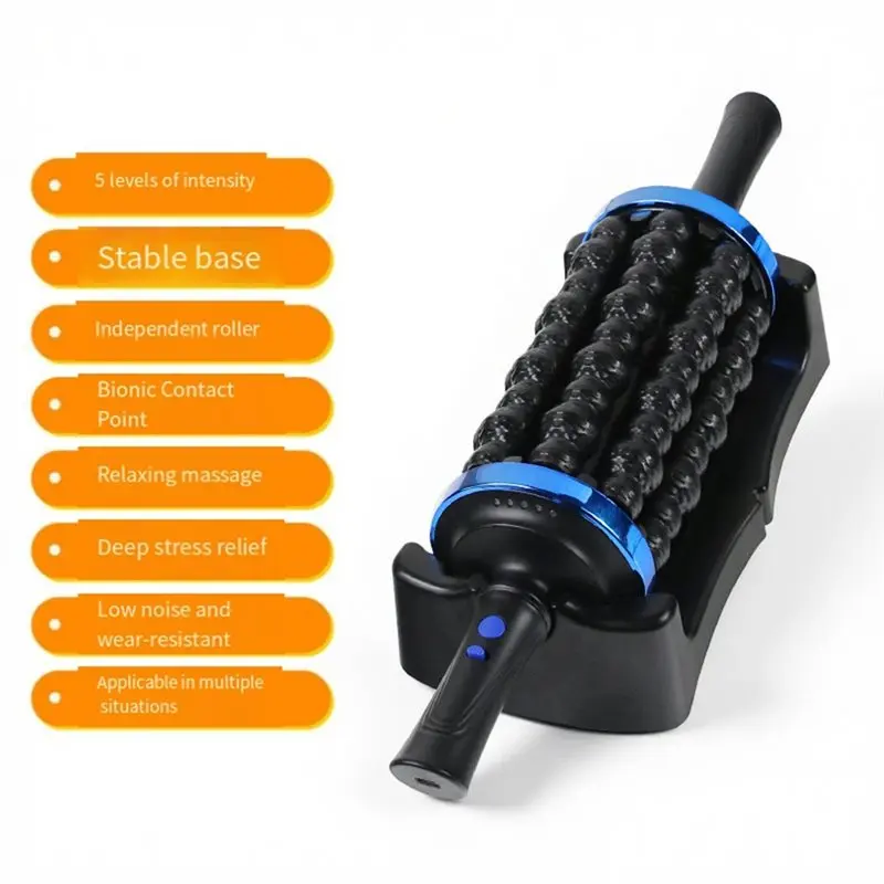 AB68 Home Electric Roller Hand Held Massager For Muscles Rolling Percussive Massage Functionality