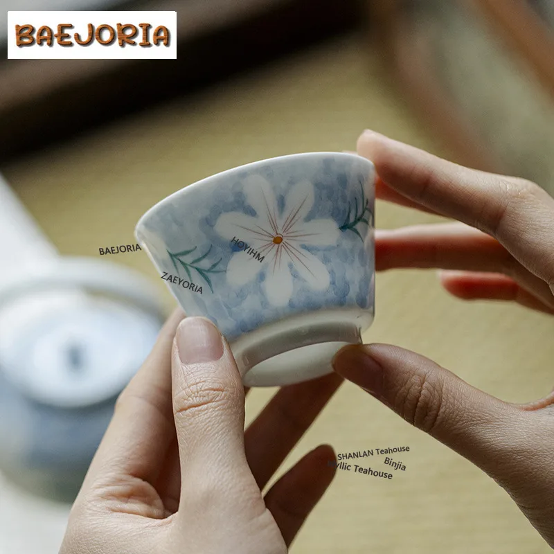 baejoria-70ml-hand-painted-flower-jade-mud-teacup-handmade-tea-bowl-single-cups-fragrance-cup-jianzhan-master-cups-craft