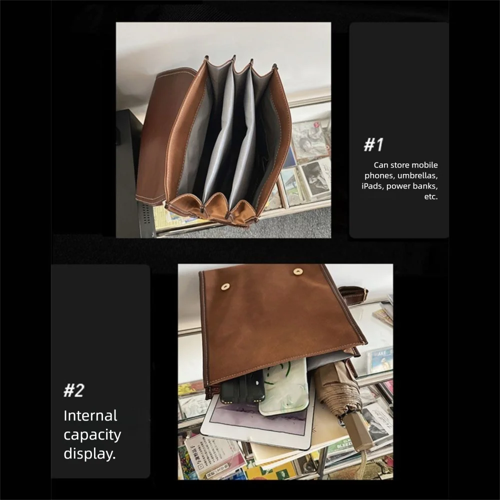 حقيبة ظهر يابانية بسيطة من جلد البولي يوريثان على طراز Preppy حقيبة مدرسية ذات سعة كبيرة Daypack