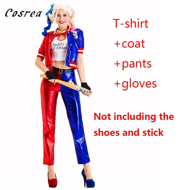 Film Joker Jacket Cosplay costume T-shirt women and girls suit Halloween