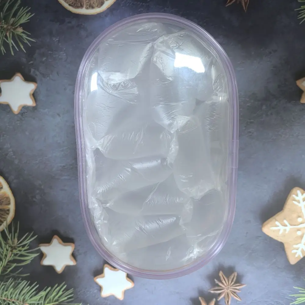 Transparent 20cm Cotton Doll Display Box Dustproof Multifunction 20cm Doll Takeaway Bag PVC Thicken Cotton Doll Transparent Bag