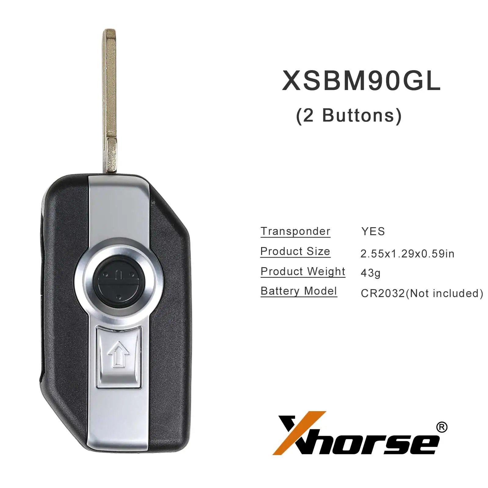 Xhorse XSBM90GL for BMW Motorcycle XM38 Smart Card Key With Shell Without LOGO for VVDI2 and Key Tool Plus 1 Piece