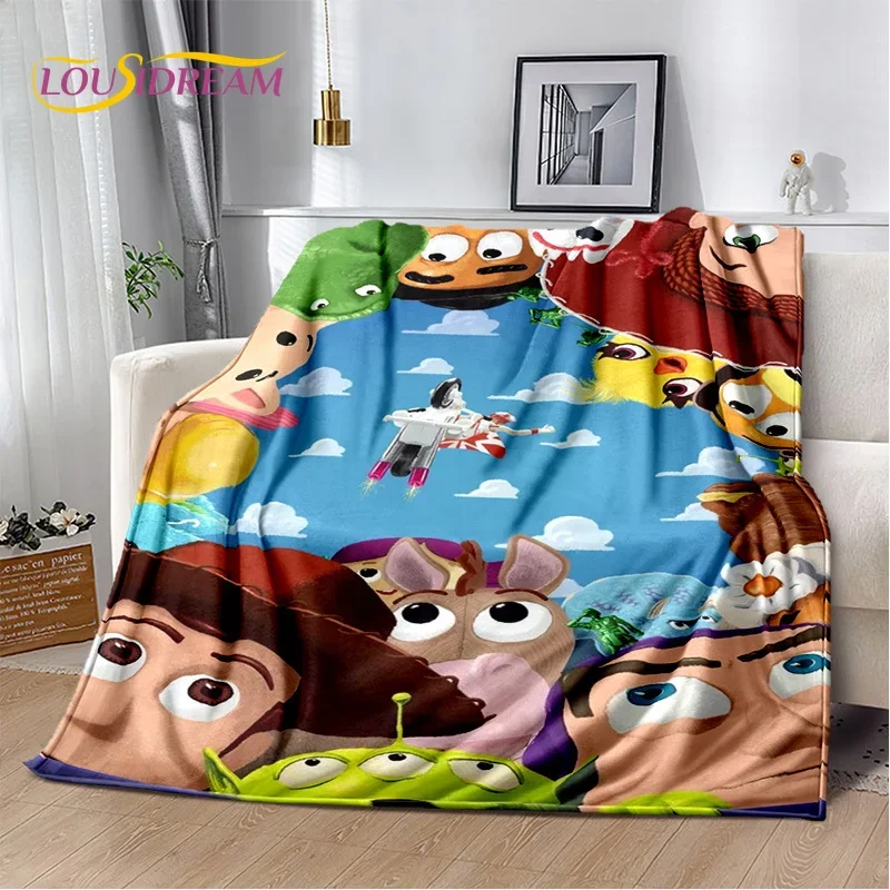 귀여운 토이 스토리 디즈니 만화 부드러운 플란넬 담요 던지기 담요, 거실 침실 침대 소파 피크닉 커버, 어린이 선물, 29 스타일