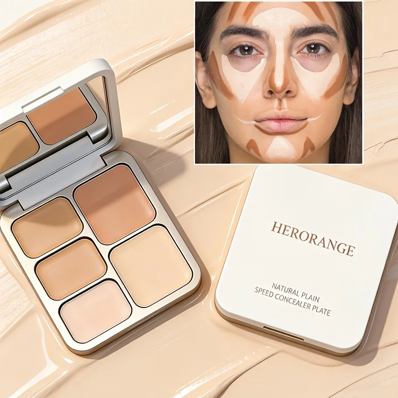 Pro Grade Color Correcting Concealer Palette Waterproof & Sweat Proof Covers Everything Dark Circles Blemishes Tattoos Creamy