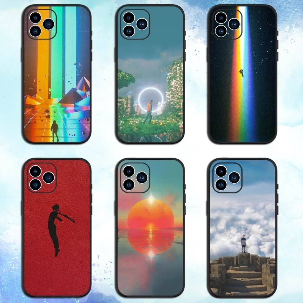 Band I-Imagine Dragons Loom Phone Case For iPhone 15 13 14 12 11 Pro MAX 16 XS Plus Soft Shell