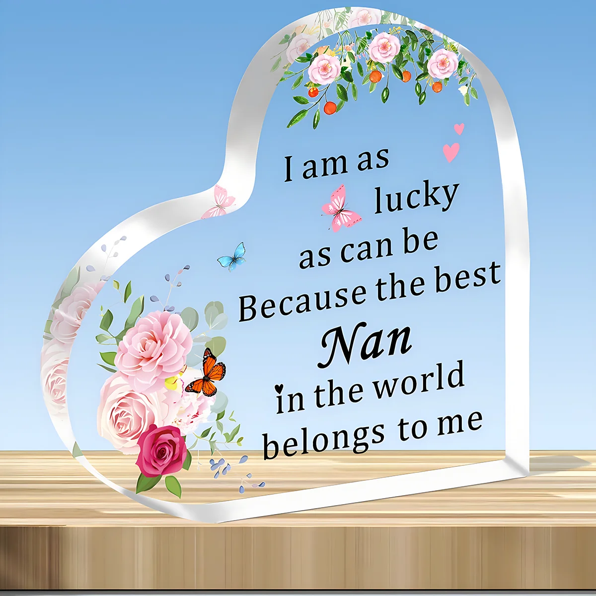 Nan Gifts Nan Birthday Gifts Christmas Mothers Day Presents for Nan Acrylic Plaque Present