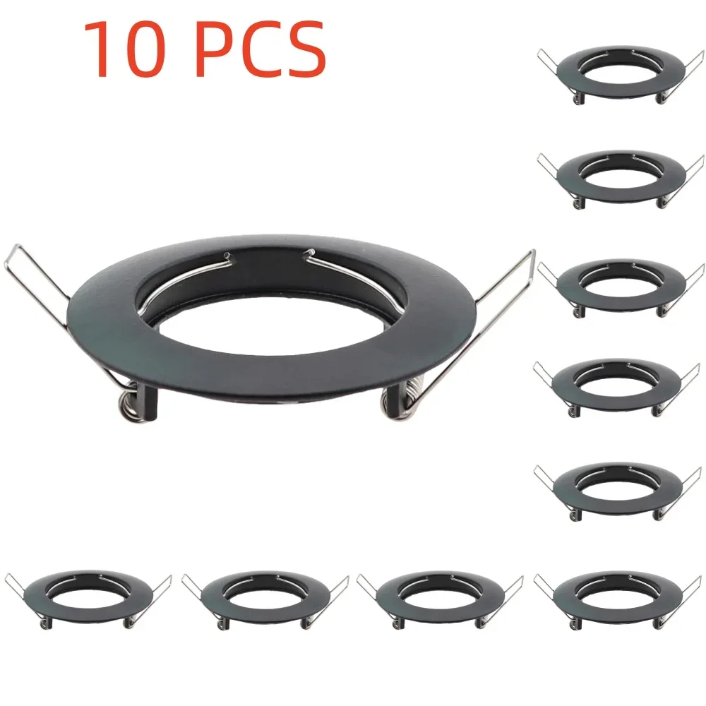 

2/10pcs GU10/MR16 Spot Lighting Fixture Lamp Holder Recessed Mount Frame Spot Lighting Bracket Socket Lamp Holder Socket Fitting