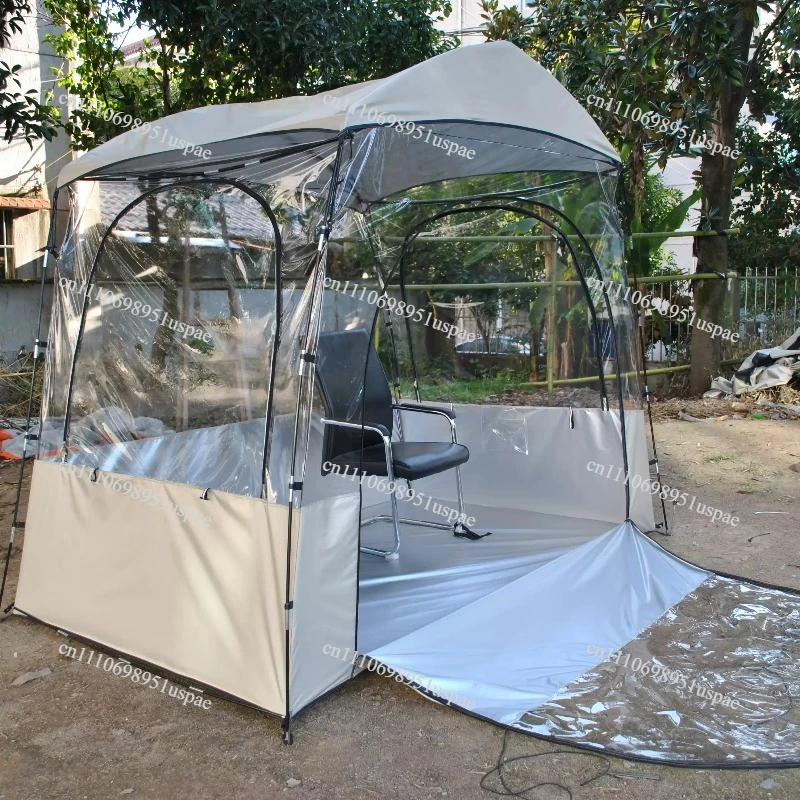 PVC Sports Instant Weather Proof Pod with Scratch-Resistant Bubble Clear Design, Extra Top Cover for Outdoor Protectio