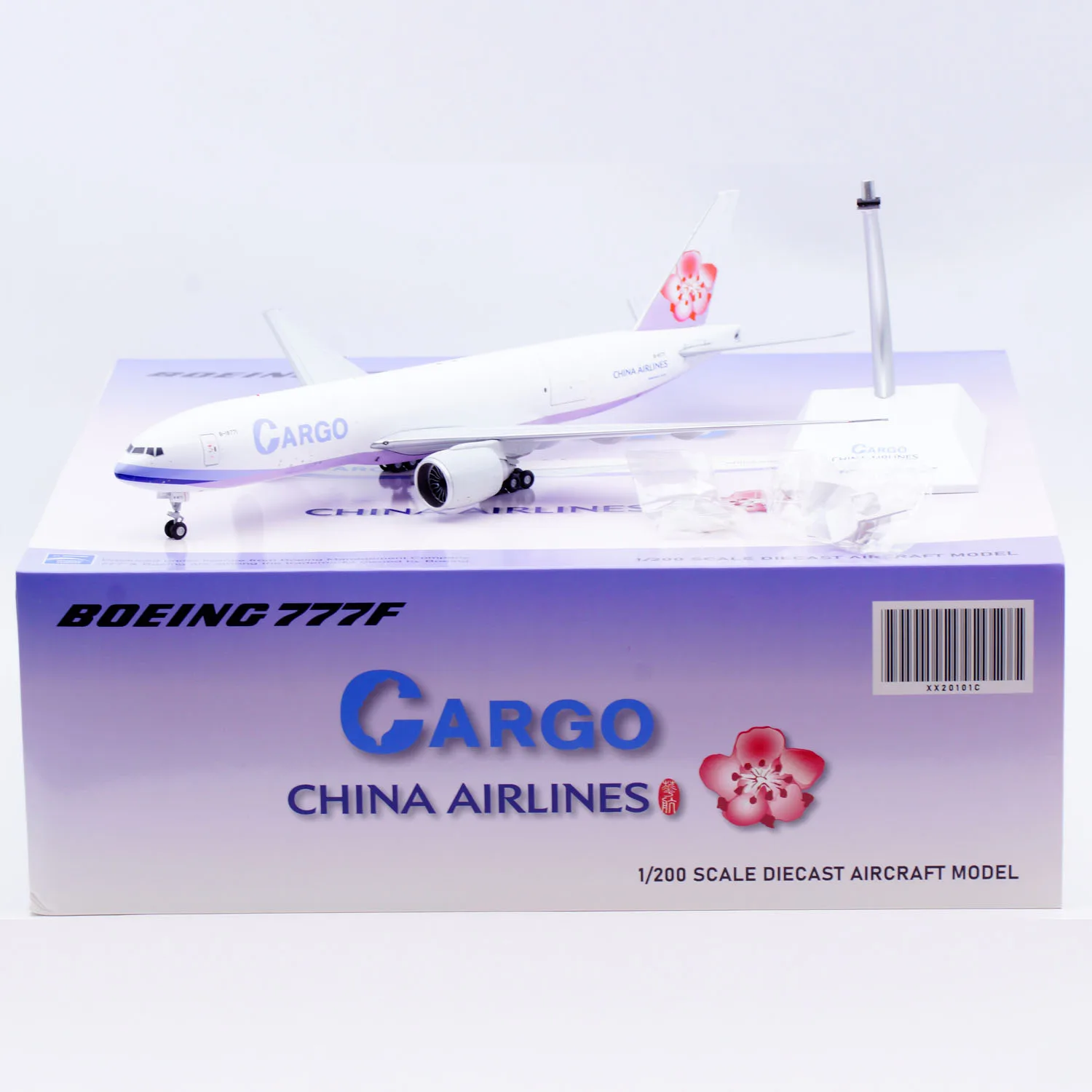 XX20101C Alloy Collectible JC Wings 1:200 China Airlines Cargo Boeing 777F 