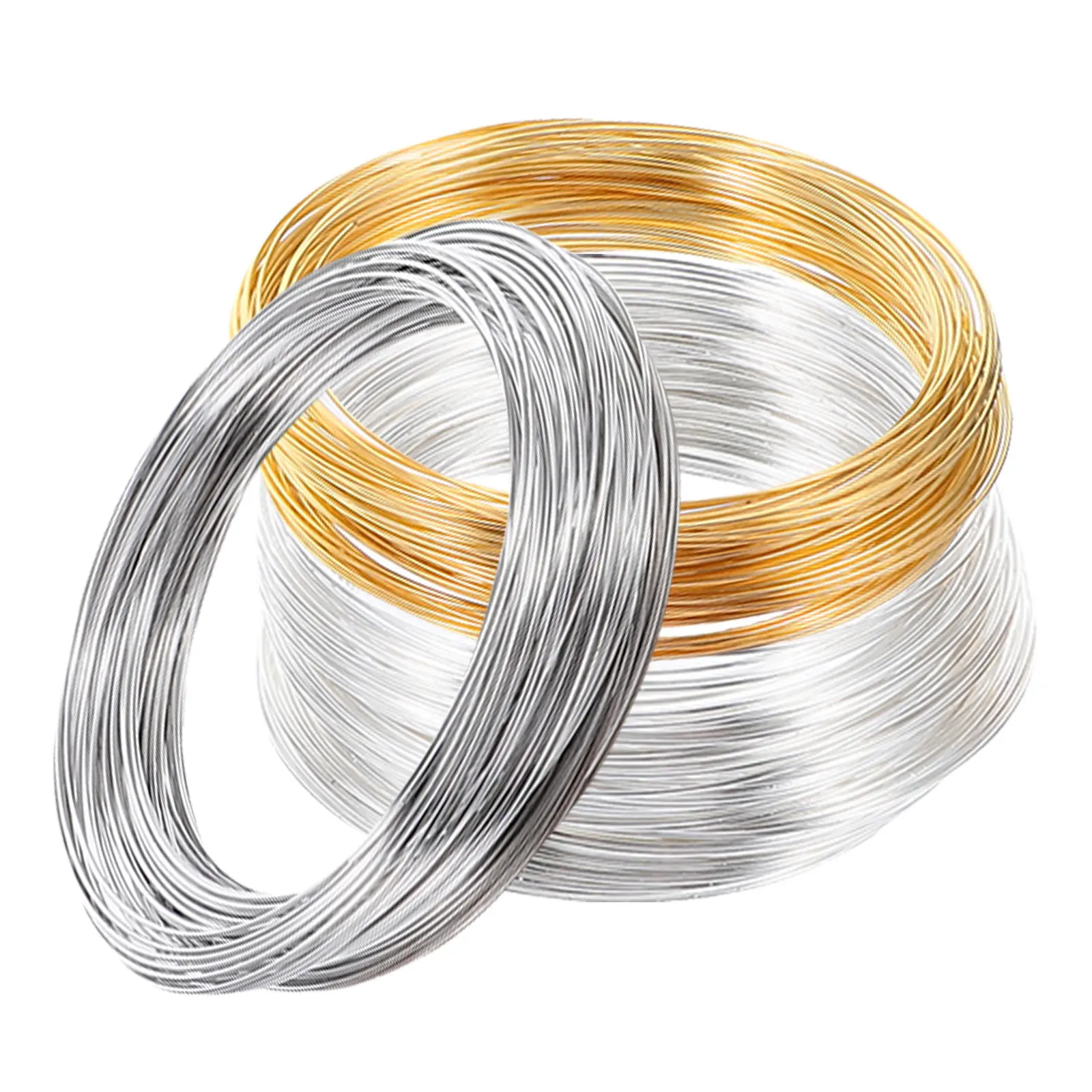 

3 Rolls Memory Wire for Jewelry Making Cuttable Flexible Wire Bracelets Necklaces Earrings Craft Beading Supplies