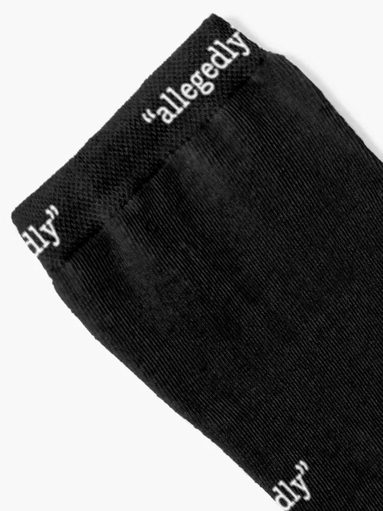 Allegedly Funny Lawyer Defense Attorney Socks Socks Man Sport