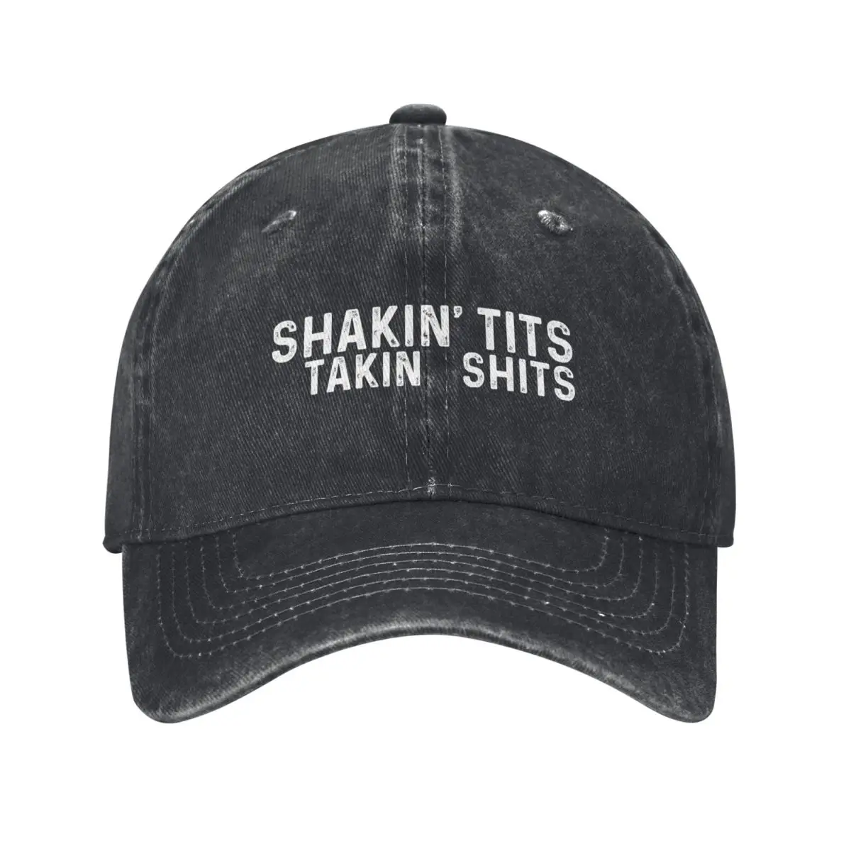 Shakin Tits Takin Shits Baseball Caps Classic Distressed Washed Snapback Cap Unisex Outdoor Running Golf Hats Cap