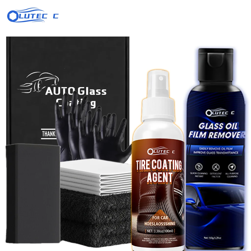 

150 г Средство для удаления масляной пленки из стекла + 100 мл блеска шин, защита от ультрафиолета, простое применение, средство для очистки масляной пленки из стекла, прозрачное стекло и глянцевая шина