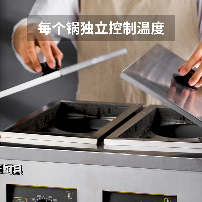 Multifunctional noodle cooker Commercial electric noodle cooker Desktop soup noodle cooker Dumpling pot new