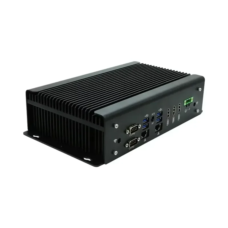 2026 Latest Industrial Mini PC Embedded Computer with Core i3 i5 i7 CPU 3x 2x Gigabit Ethernet RJ45 6x RS232