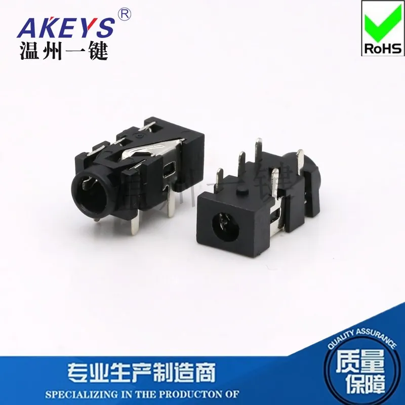 10pcs PJ327FA/Audio Socket Headset Jack USB Vertical Plug-in Socket Connector 3.5 Headphones Jack
