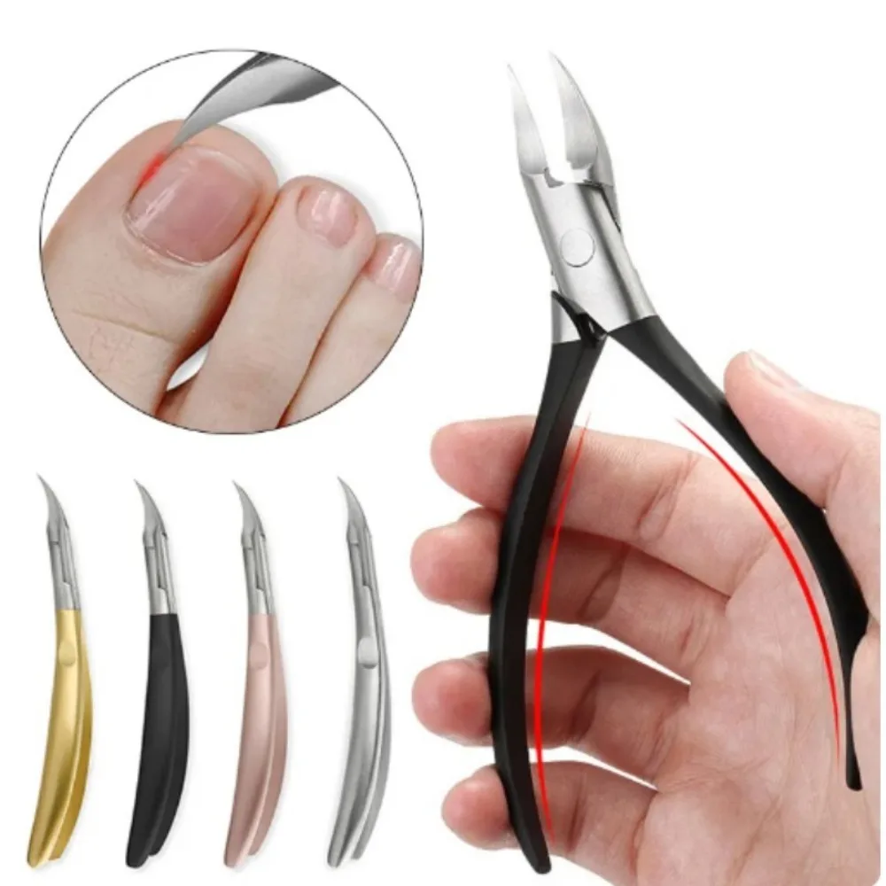 

1Pc Nail Cutter Cuticle Nippers Stainless Steel Nail Clippers Ingrown Toenail Scissors Dead Skin Removal Pedicure Tools