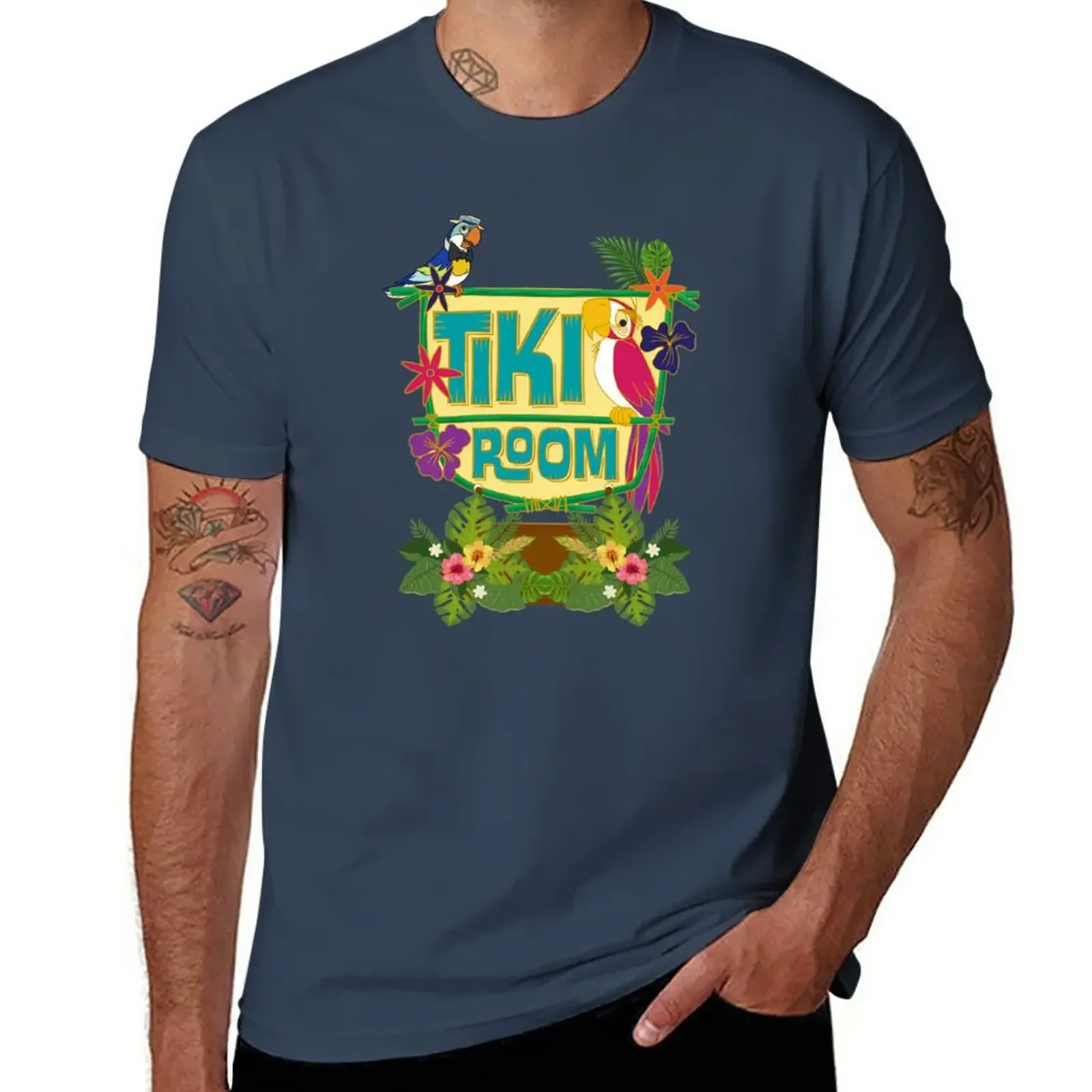 

New Enchanted Tiki Room Zoo T-Shirt tees summer tops hippie clothes graphic t shirt oversized t shirts for men