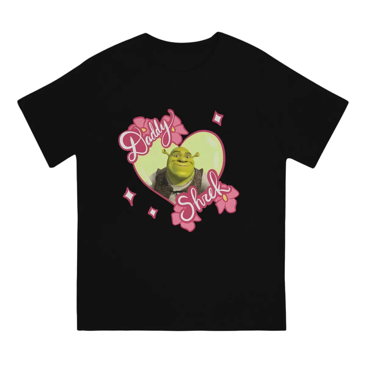 Shrek Cartoon Movie Father Tshirt Homme Men\'s Clothing Blusas Cotton T Shirt For Men
