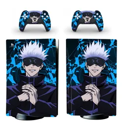 New Anime Jujutsu Kaisen Gojo PS5 Disc Skin Sticker Decal Cover for Console Controller PS5 Standard Disk Skin Sticker Vinyl