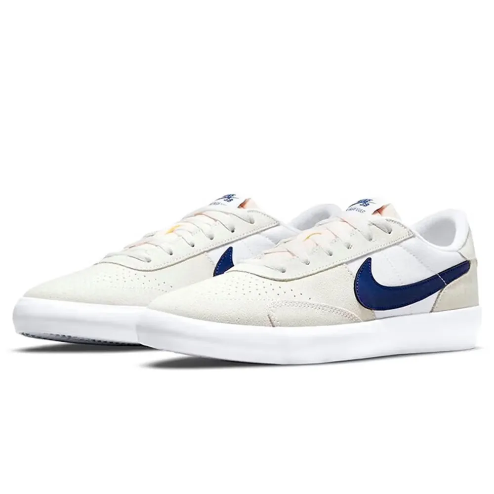Nike Heritage Vulc SB Comfortable, slip-resistant, durable, lightweight Low-top skate shoes Unisex Off-white and blue CD5010-105