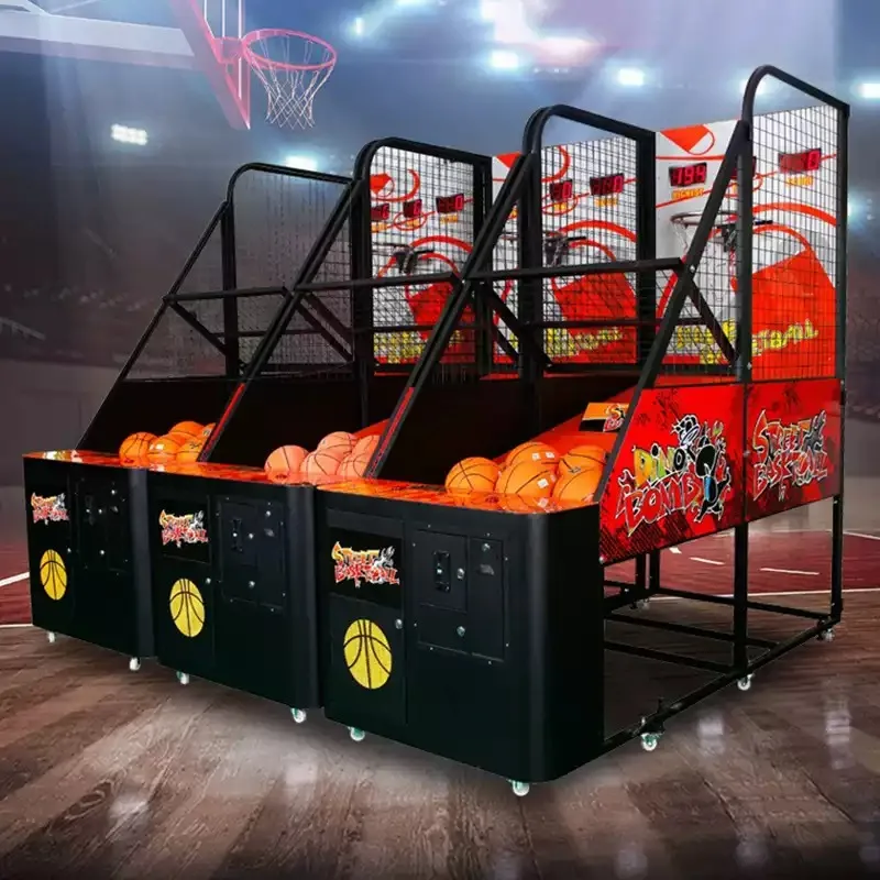 1pcs Indoor Arcade Basketball Shooting Game Machine Commercial Coin Operated Basketball Game Equipment