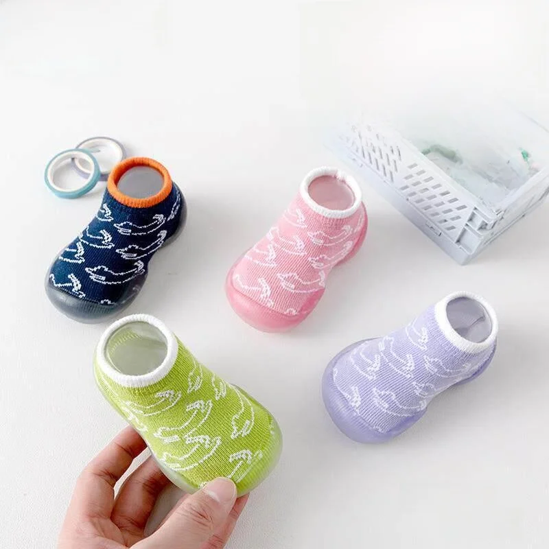 

Spring 2026 Children's Breathable Comfortable Anti-slip Learning to Walk Shoes Socks Baby Floor Socks Elastic Design All Day ...