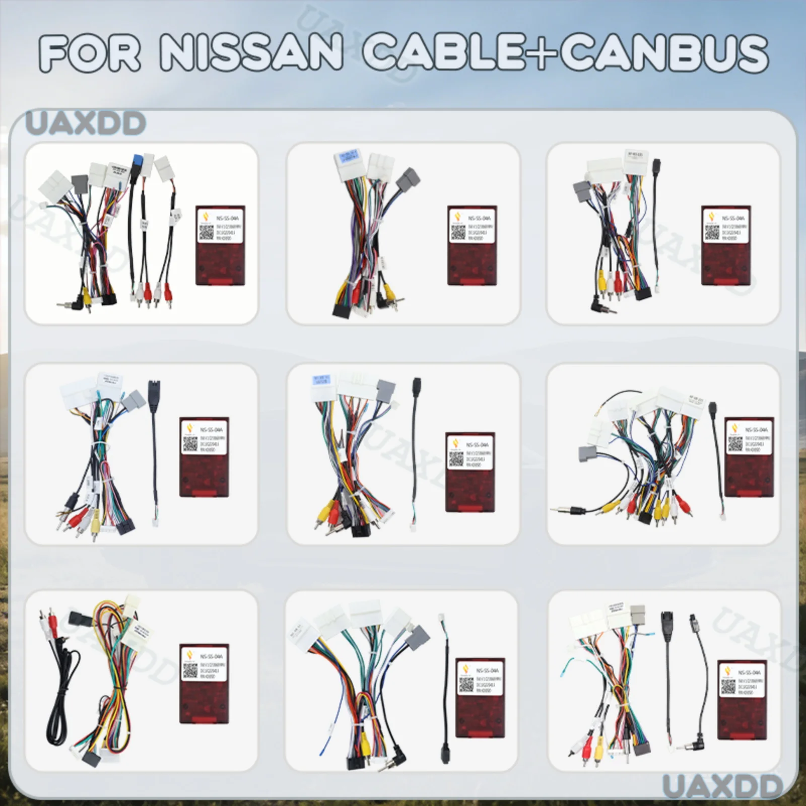 Car Cable Current Wire Electric CD 2Din Canbus FOR Nissan 2015 Loulan 2019 Qashqai 2014-2024 X Trail 2008 2013 Teana 2017 Murano