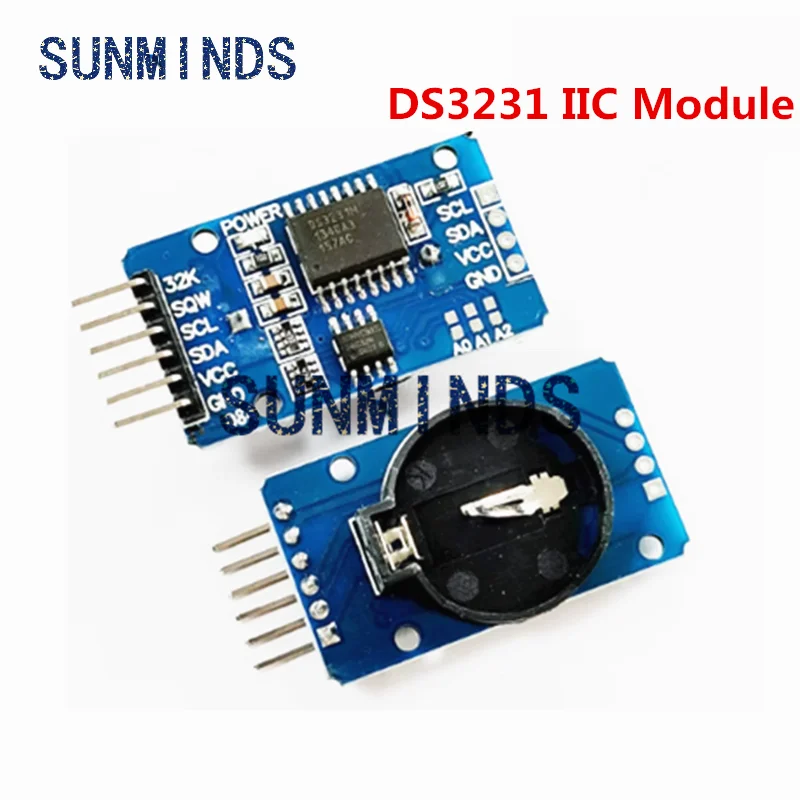 1-10PCS DS3231 IIC Module Precision Clock Module DS3231SN /DS3231M Memory Real Time 3.3V/5V  For Raspberry Pi