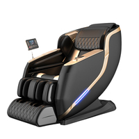 New Design 4d Sl Track Control Rocking Music Full Body Home Use zero Gravity Shiatsu Electric Leather Luxury Massage Chair