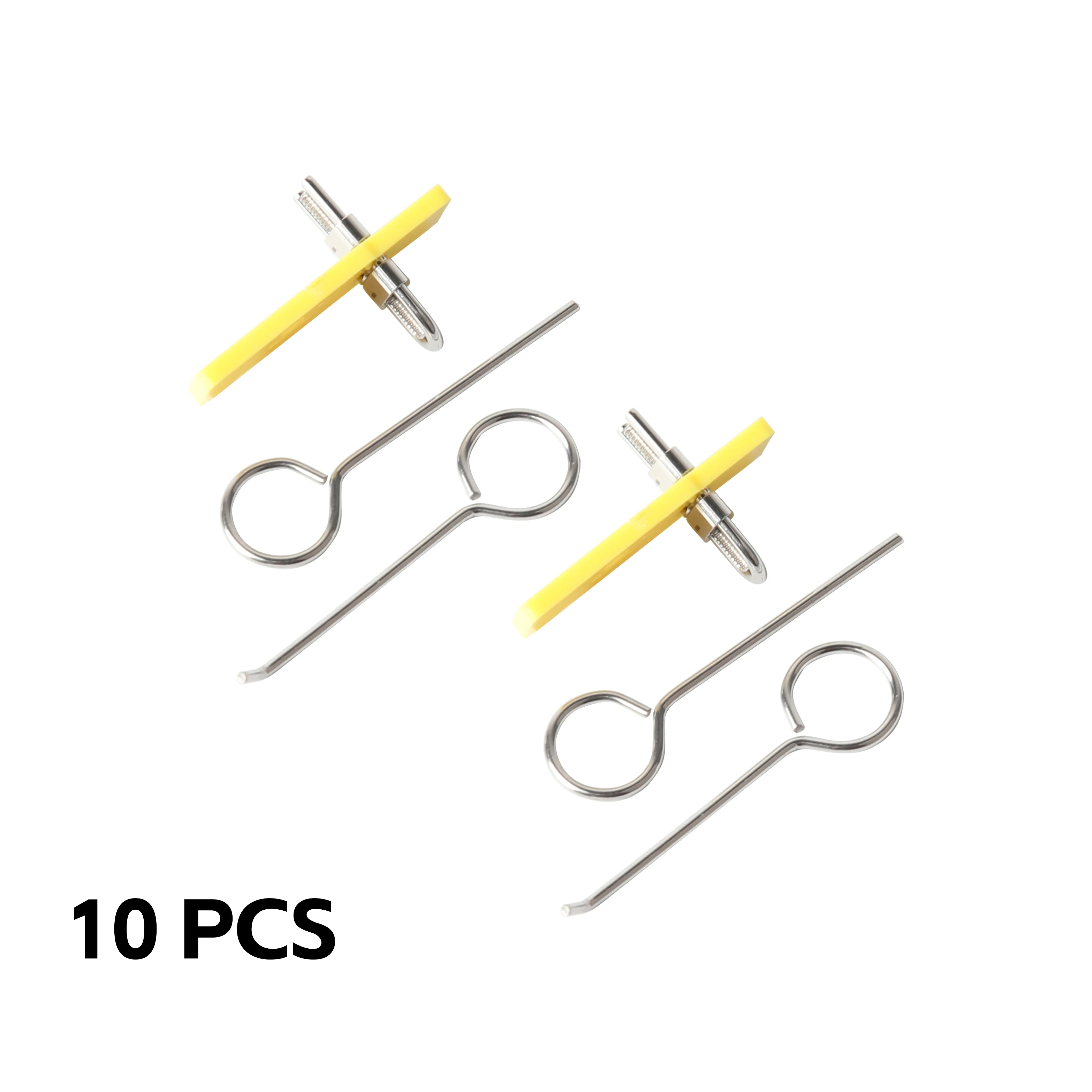 

10Pack Orthodontic Expansion Screw with Plastic Plate Insert Adjustable Palatal Expander for Braces Fitting Orthodontists CE
