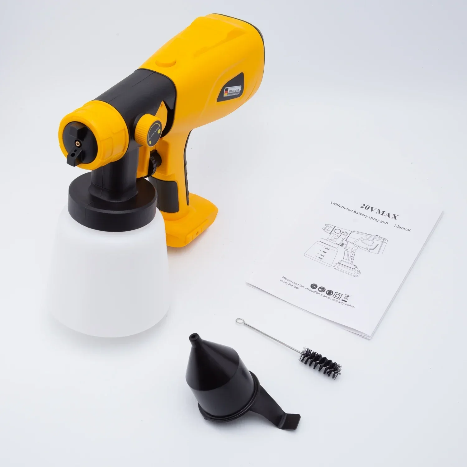 Für dewalt 18vbbattery elektrische Spritzpistole Akku-Farb spritz gerät Auto Möbel Stahl beschichtung Airbrush kompatibel (keine Batterie)