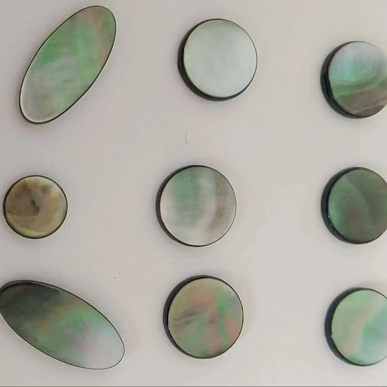 1set /3set/5set  Saxophone Real Mother of Pearl Key Buttons Inlays saxophone accessories parts view 4