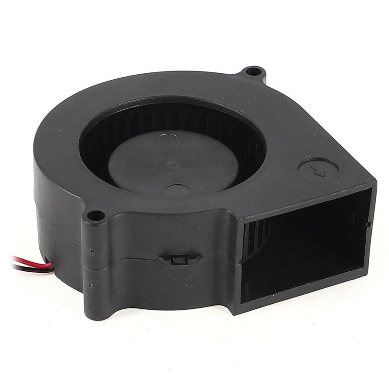 브러시리스 선풍기 PC 컴퓨터 냉각 선풍기, 2 핀 DC 12 V, 75 mm X 30mm, 2 개