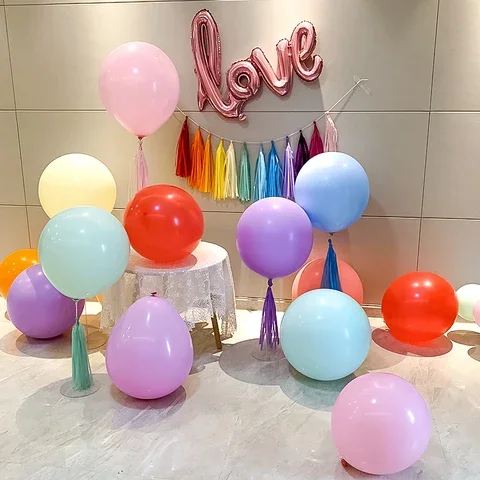 

1pc Macaron Candy Color balloons 18 inch Big Helium Latex balloon Birthday Party Wedding Decoration Valentines Gift balls