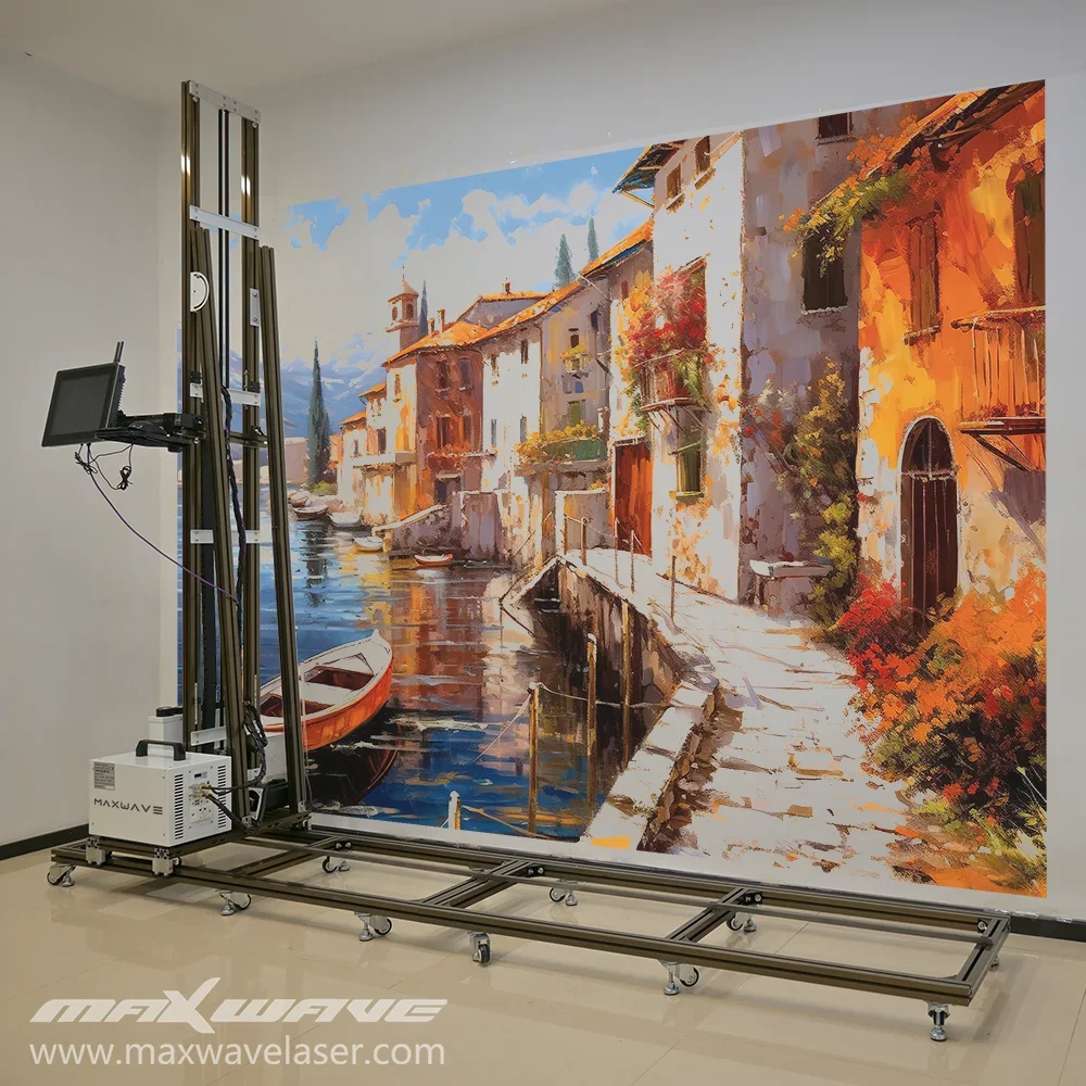 3d Vertical Wall Printer Price Inkjet Printing Machine for Wall Mural Painting Portable UV ink Wall Printing Tools