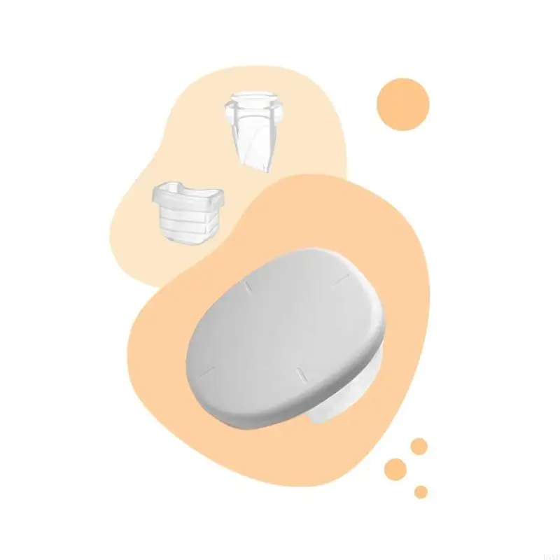 L5YF 1 مجموعة 24 مللي متر/27 مللي متر شفة إدراج مع كوب جامع الحليب لملحقات مضخة الثدي S18/S21 مع منقار البط Vaves #5