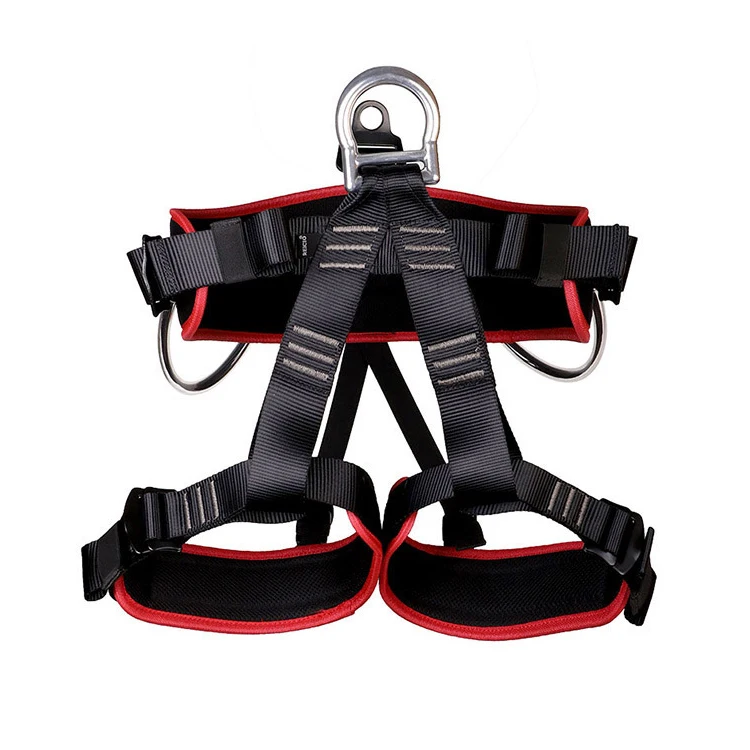 

Half Body Adult Polyester Rescue Harness Safety Belt For Outdoor Rock Climbing Aerial Work